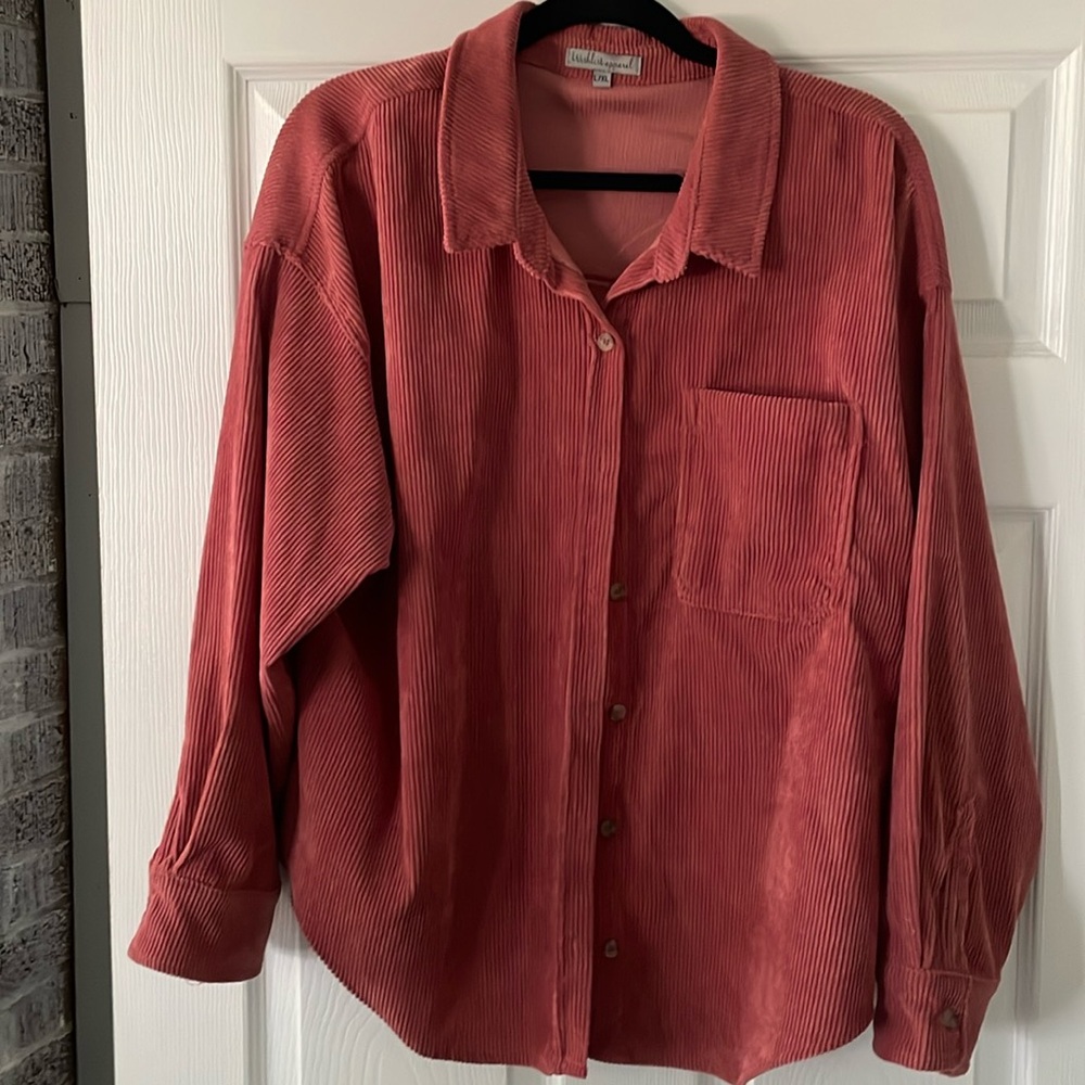 corduroy shacket